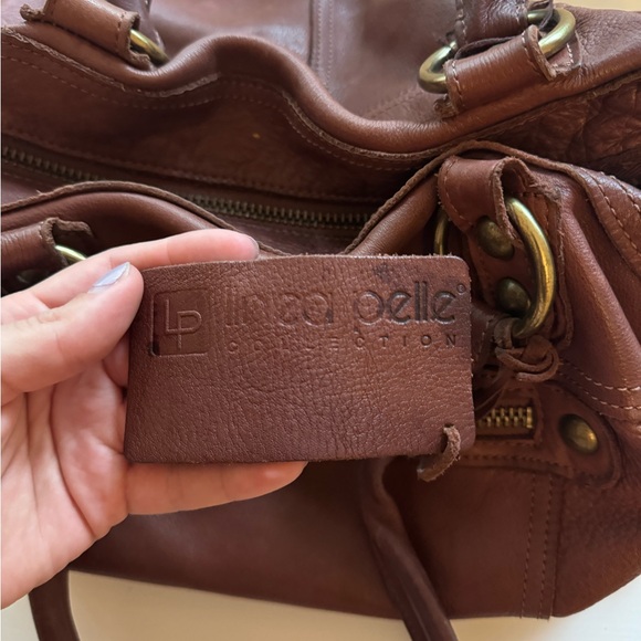 Vintage Línea Pelle Brown Leather Satchel - Picture 2 of 13